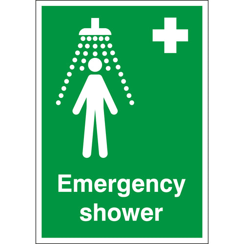 Emergency Shower Sign - First Safety Signs