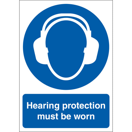 Hearing Protection Must Be Worn Sign - First Safety Signs
