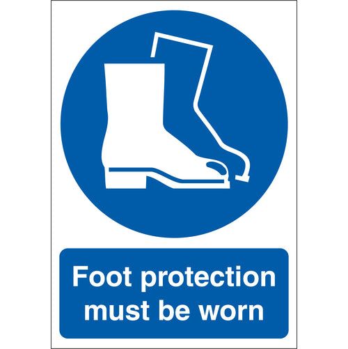 Foot Protection Must Be Worn Sign - First Safety Signs