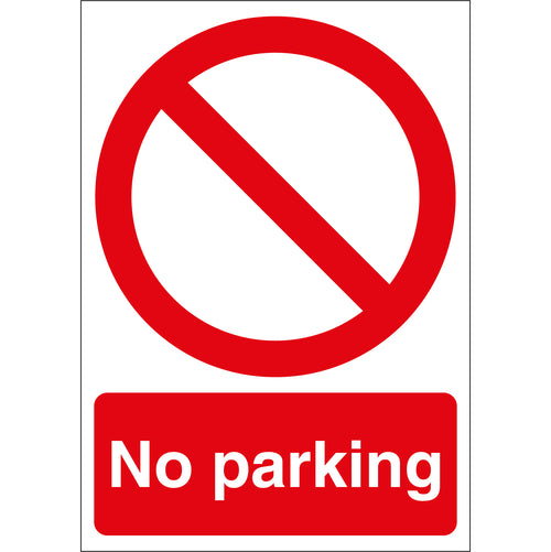 No Parking Sign - First Safety Signs