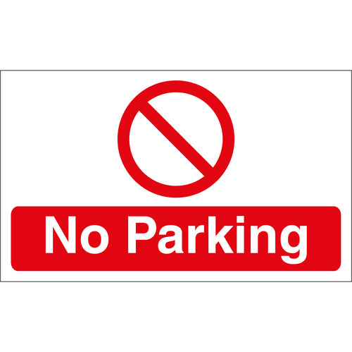 No Parking Sign Landscape - First Safety Signs