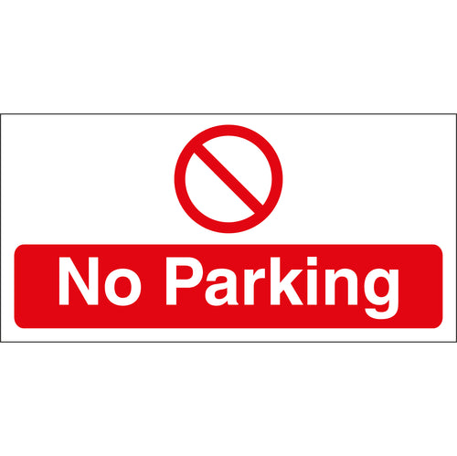 No Parking Sign Small - First Safety Signs
