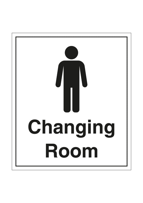 Male Changing Room Sign