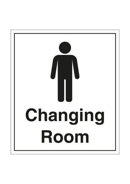 Changing Machine Sign Male Changing Room Sign | First Safety Signs - First Safety Signs