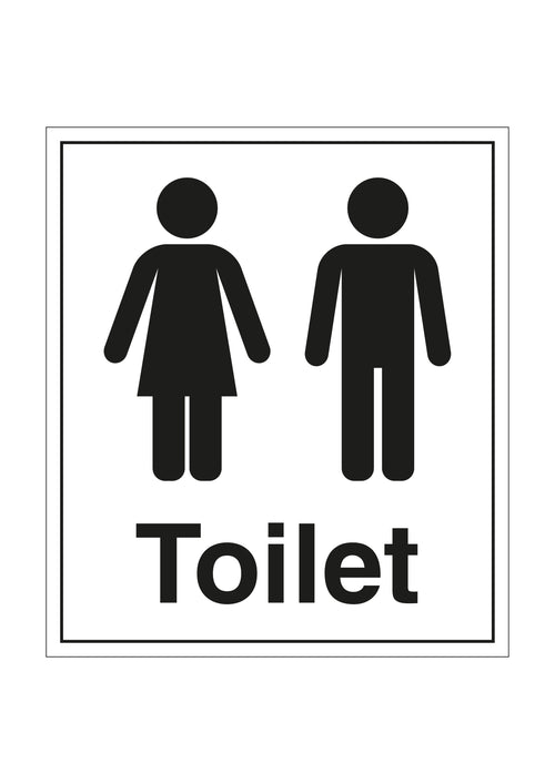 Unisex Toilet Sign