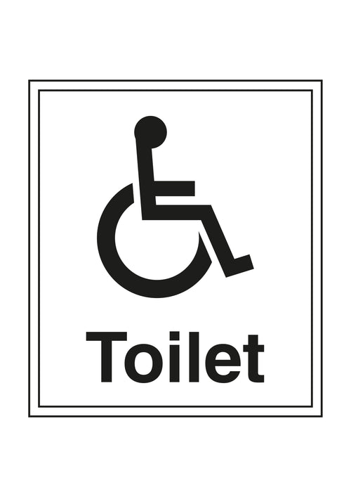 Disabled Toilet Sign