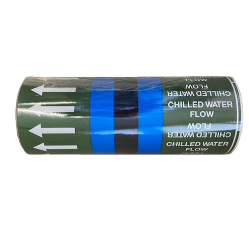 Chilled Water Flow Pipe Marking Tape