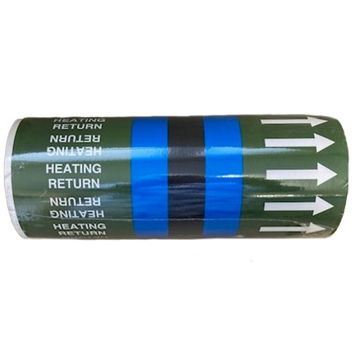 Heating Return Pipe Marking Tape