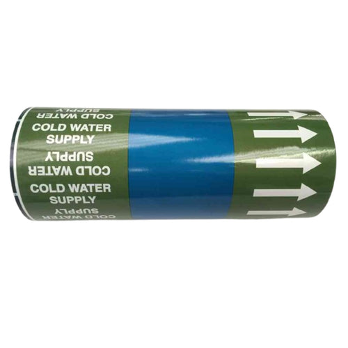 Cold Water Supply Pipe Marking Tape