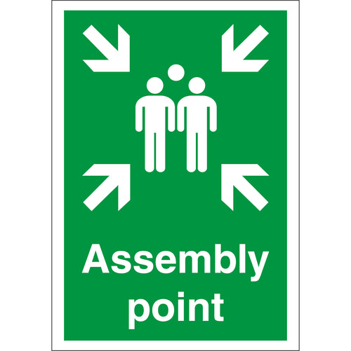 Muster Point Sign | First Safety Sign - First Safety Signs