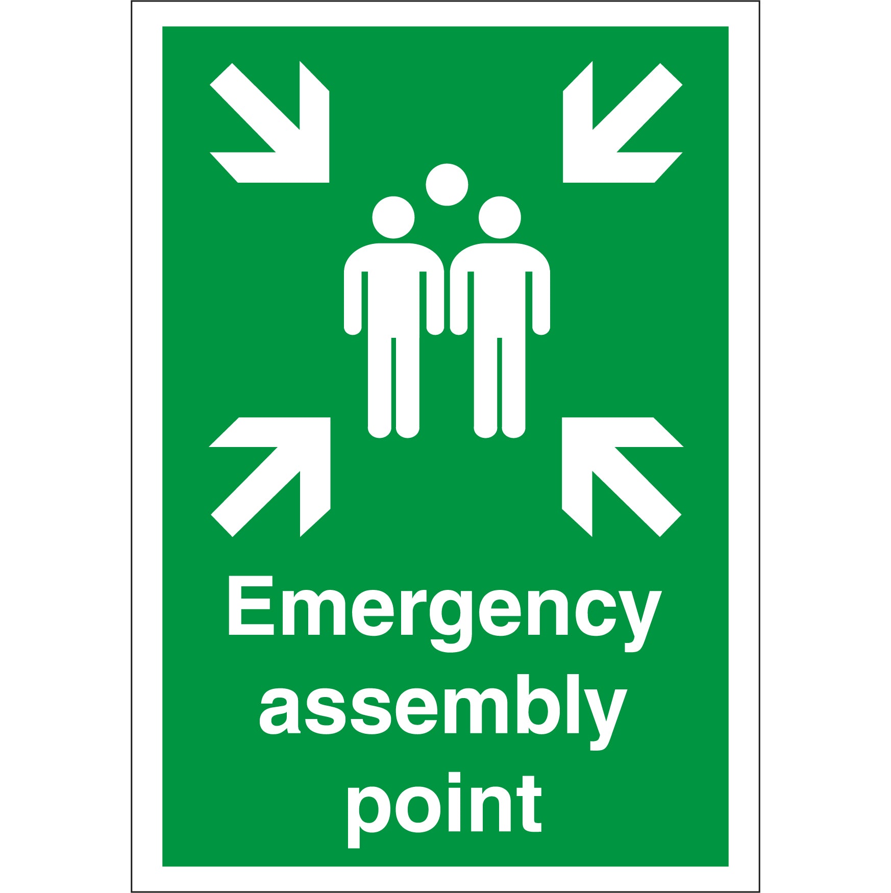 Emergency Assembly Point Sign | First Safety Signs - First Safety Signs