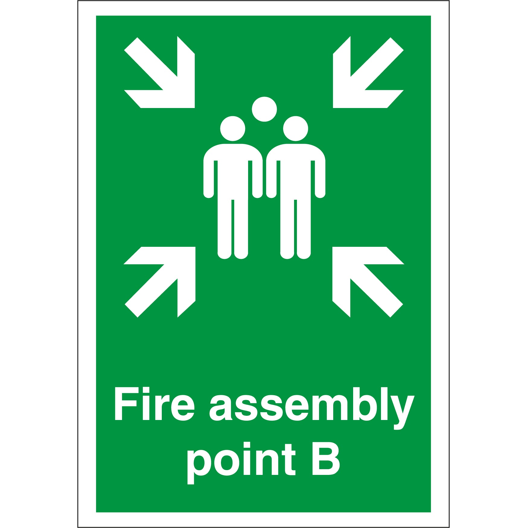 Fire Assembly Point B Sign | First Safety Signs - First Safety Signs