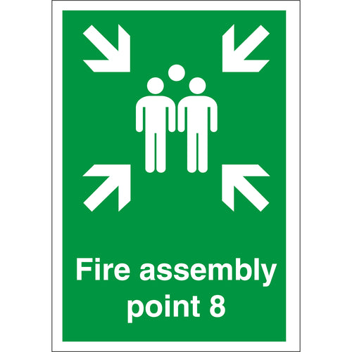 Fire Assembly Point 8 Sign - First Safety Signs