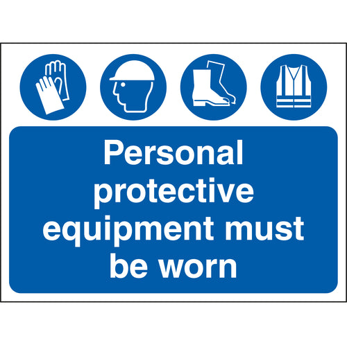 PPE Must Be Worn Sign - First Safety Signs