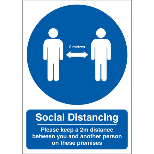 Social Distancing Sign Examples Our Range of Social Distancing Signs | COVID-19 Signs - First Safety Signs