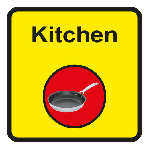 Kitchen Square Sign - First Safety Signs