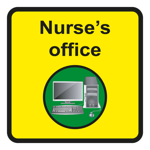 Nurse's Office Square Sign - First Safety Signs