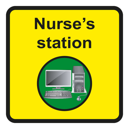 Nurse's Station Square Sign - First Safety Signs