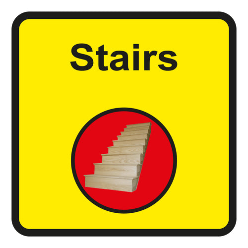 Stairs Square Sign - First Safety Signs