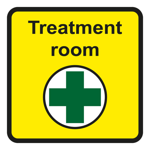 Treatment Room Square Sign - First Safety Signs