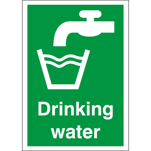 Drinking Water Sign - First Safety Signs