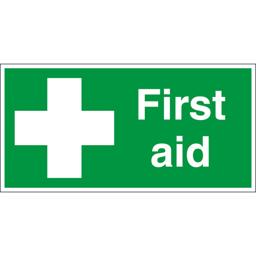 First Aid Sign Landscape - First Safety Signs