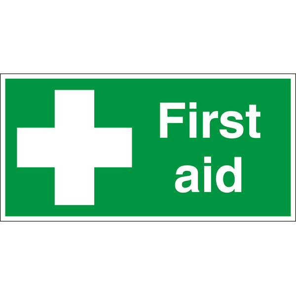 First Aid Sign Landscape - First Safety Signs