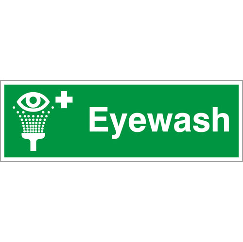 Eyewash Sign Landscape - First Safety Signs