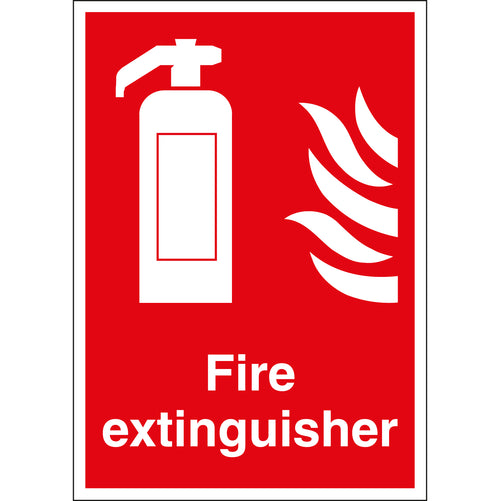 Fire Extinguisher Sign 210mm X 297mm - First Safety Signs