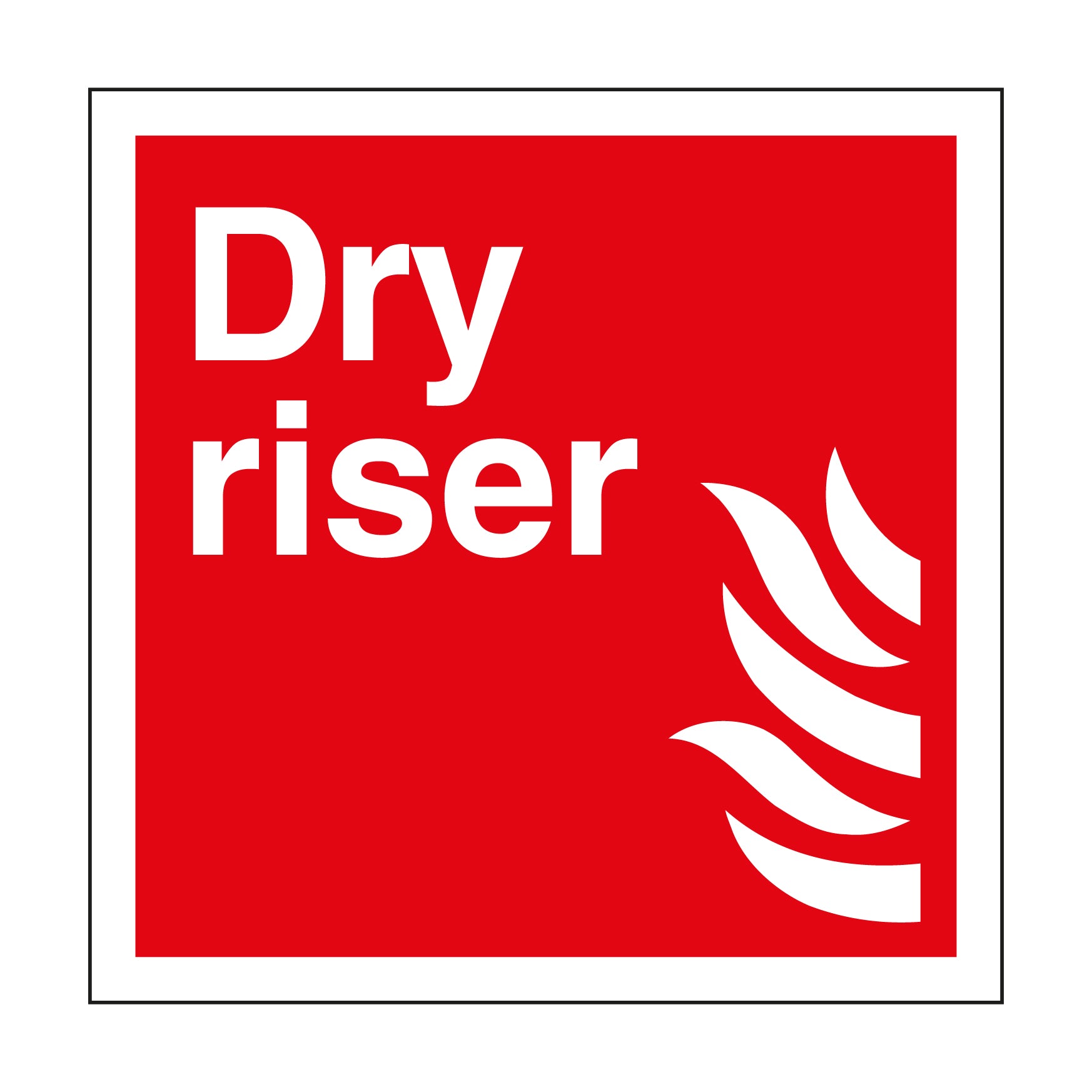 Dry Riser Sign | Fire Safety Signs | First Safety Signs - First Safety ...