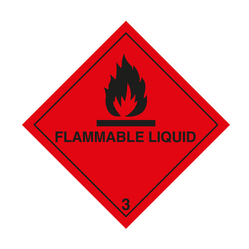 Flammable Liquid Hazard Warning Diamond - First Safety Signs
