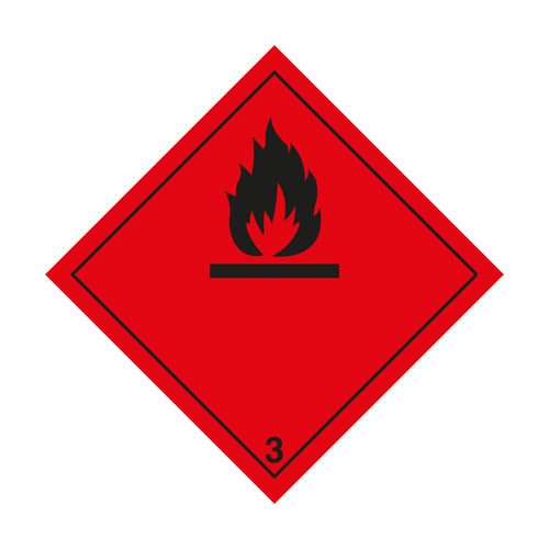 Flammable Hazard Warning Diamond - First Safety Signs
