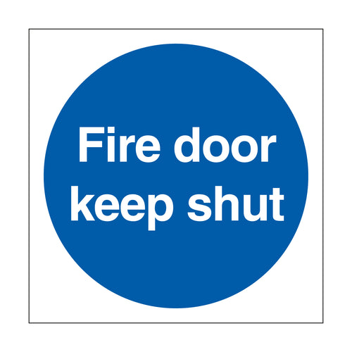 Fire Door Keep Shut Sign - First Safety Signs