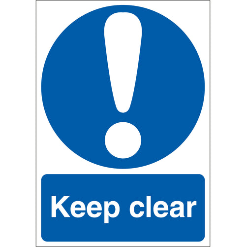 Keep Clear Sign - First Safety Signs