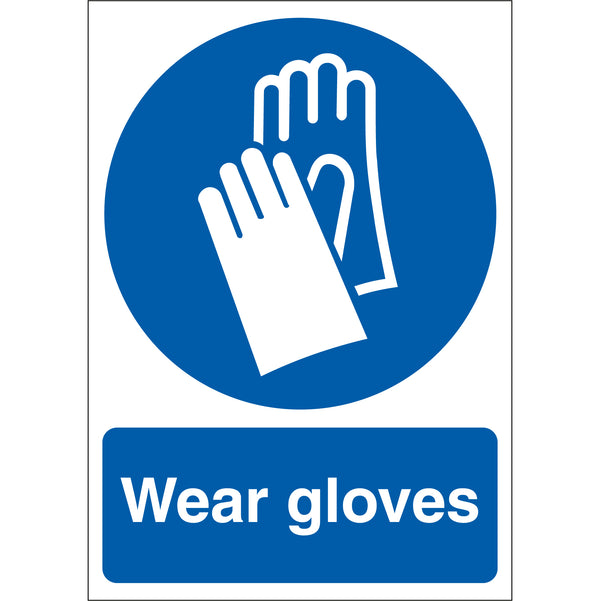 Wear Gloves Sign