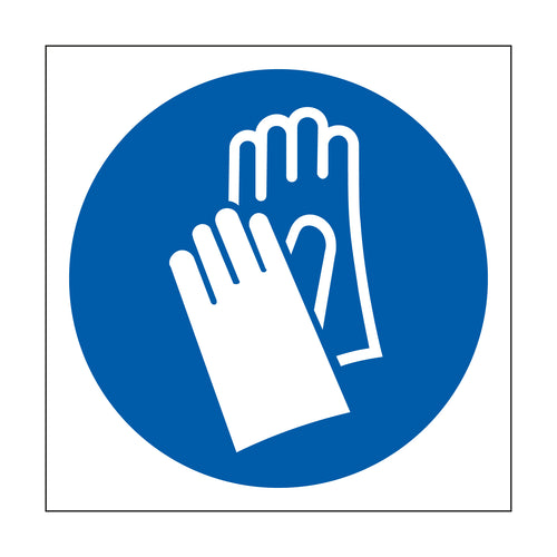 Hand Protection Symbol Sign - First Safety Signs