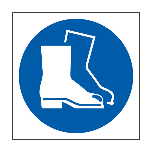 Protective Footwear Symbol Sign - First Safety Signs