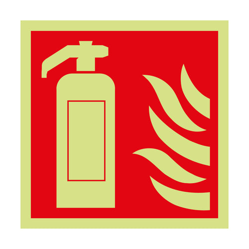 Fire Extinguisher Symbol Sign - First Safety Signs