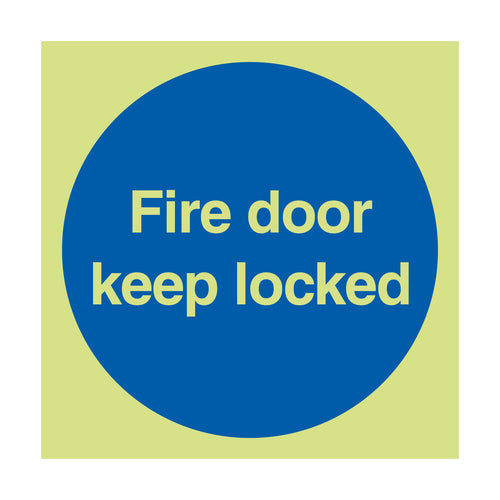 Fire Door Keep Locked Sign - First Safety Signs
