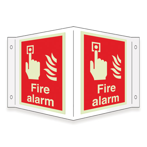 Fire Alarm Projecting Sign - First Safety Signs