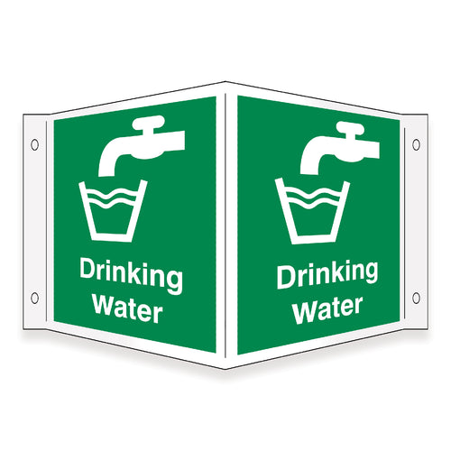 Drinking Water Projecting Sign - First Safety Signs