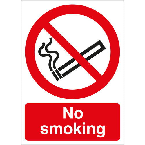 No Smoking Sign - First Safety Signs