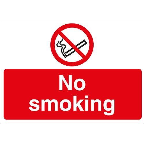 Large No Smoking Sign - First Safety Signs
