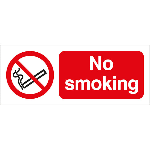 No Smoking Sign Landscape - First Safety Signs