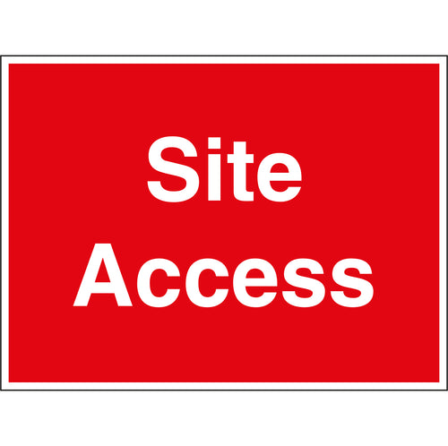 Site Access Stanchion Sign - First Safety Signs