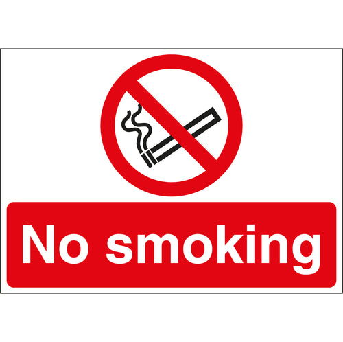 No Smoking Stanchion Sign - First Safety Signs