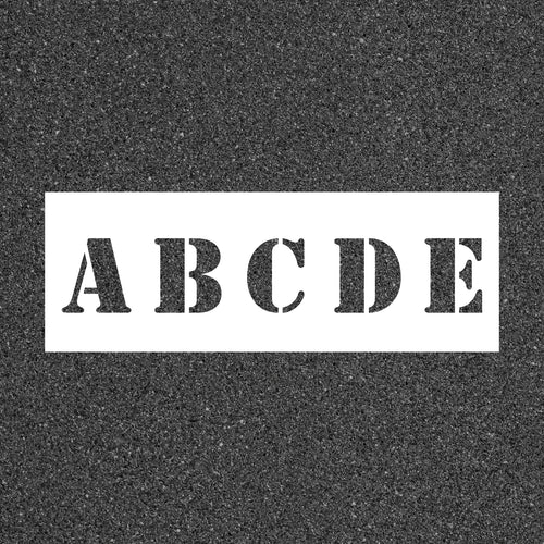 Reusable Stencil Kit A-Z & 0-9 - First Safety Signs