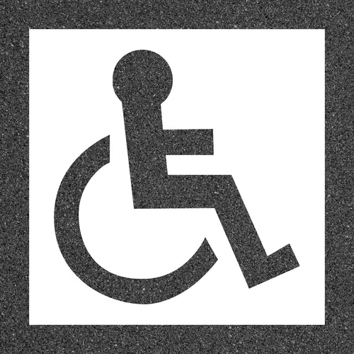 Disabled Symbol Reusable Stencil - First Safety Signs
