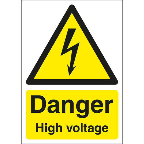 Danger High Voltage Signs - First Safety Signs