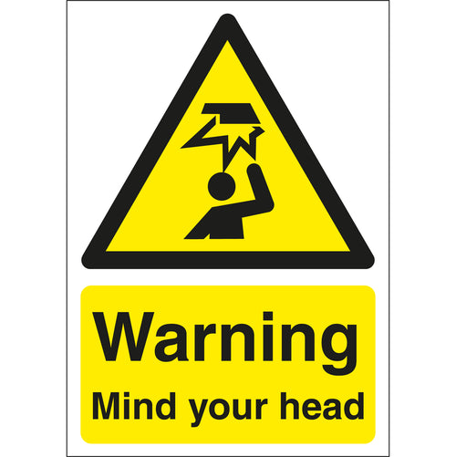 Warning Mind Your Head Signs - First Safety Signs